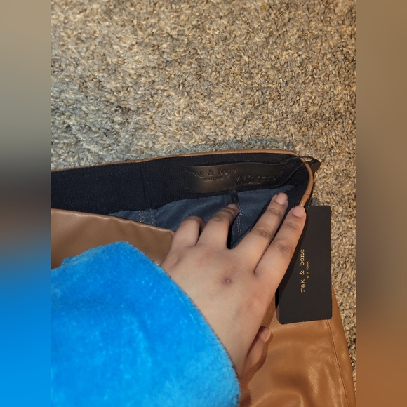 NWT Rag & Bone Faux Leather pants - Picture 5 of 6